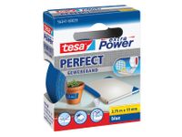 Plakband Tesa textiel 19mmx2.75m blauw