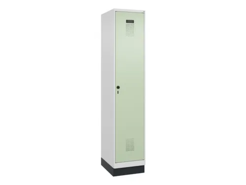 locker,HxBxD 1950x400x500mm,1vak,vak B 400mm,draaigrendel,sokkel