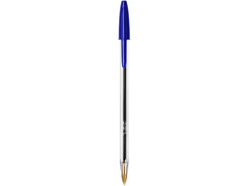 Balpen Bic Cristal medium blauw in tubo verpakking