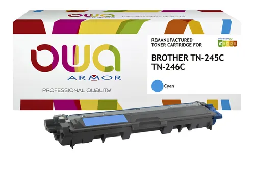 Toner OWA alternatief tbv Brother TN-245C blauw