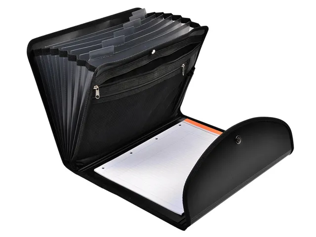 Sorteermap Exacompta Exactive Exacfolio 6 Vaks Zwart