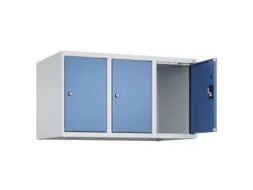 opzetkast,v. locker,3vak.,vak B 300mm,HxBxD 500x900x500mm,cilinderslot