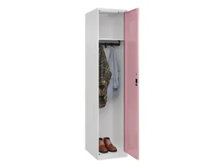 locker,HxBxD 1850x400x500mm,1vak,vak B 400mm,cil.-slot,staand op vloer - 1