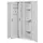 verticale kast,HxBxD 1950x1000x600mm,geperfor. deur,RAL5010