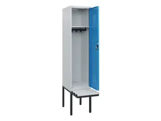locker met bank,HxBxD 1950x400x815mm,1vak,vak B 400mm,cilinderslot - 1