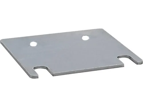 onderlegplaat,v. staanderframe,LxB 120x130mm,dikte 2mm