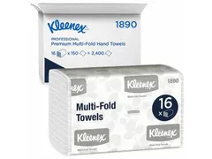 Kleenex 8201890 Handdoek Multifold 1-laags wit 235x23cm 16x150st