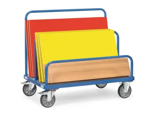 Platenwagen 4465 - Zonder Beugels 500kg 1600x800mm Massief Rubber - 3