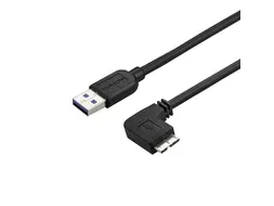 Slanke Micro USB 3.0 kabel haaks naar rechts 2 Meter