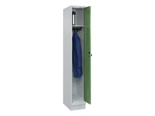 locker,HxBxD 1950x300x500mm,1vak,vak B 300mm,draaigrendel,sokkel - 1
