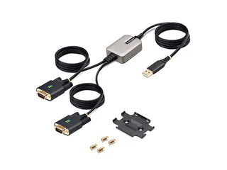4 Meter 2-Port USB naar Seriëel Adapter Kabel COM Retention - 1