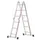multifunctionele vouwladder,4x3,sporten,balk L 3,47m,aluminium