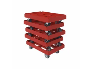 transportwagen,stapelbaar,draagverm. 300kg,laadvl. LxB 610x410mm - 3