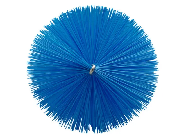 Pijpborstel voor Flexibele Kabel Ø 90mm Medium Blauw