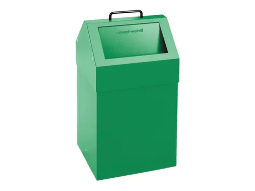 Afvalverzamelaar Vuurremmend 45 Liter 640X330X310Mm Groen