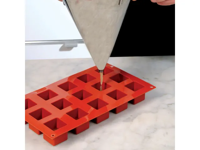 Silikomart Siliconen 1/3 GN Bakmat SILICON FLEX Cube 35mm SF105