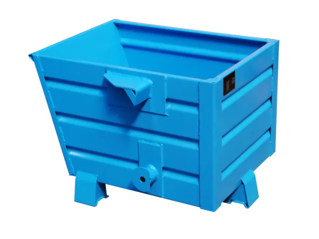 Kiepbak Hxbxd 600x600x800mm 0.30m³ 50kg Draagverm. 500kg Ral5012