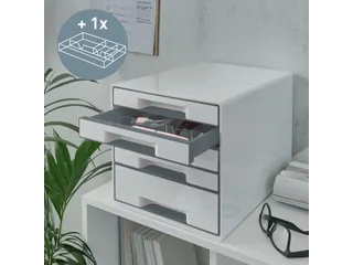 Ladenblok Leitz WOW Cube 5 laden wit/grijs - 4