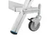 bordestrap,verrijdbaar,bordes H 1,7m,7treden,aluminium,4zwenkwielen