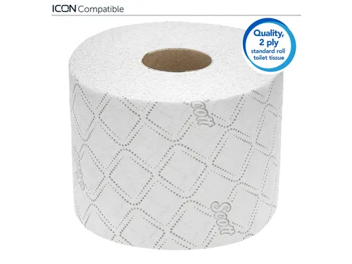 Toiletpapier Scott Essential 2-laags 600vel wit 8517