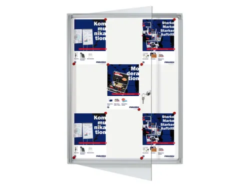 Vitrine Binnen 9xa4 Schrijfbord Hxbxd 730x980x35mm