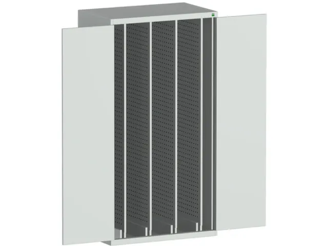 armoire verticale,HxlxP 2000x1050x650mm,porte a. perforations