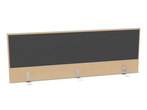opzetpaneel bureau aanbouw achter NE-esdoorn antraciet 1600mm