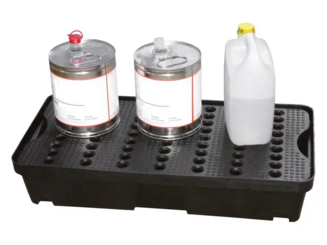 PE-opvangbak,v. kleinemballage,opvangvol. 30l,HxBxD 155x805x405mm