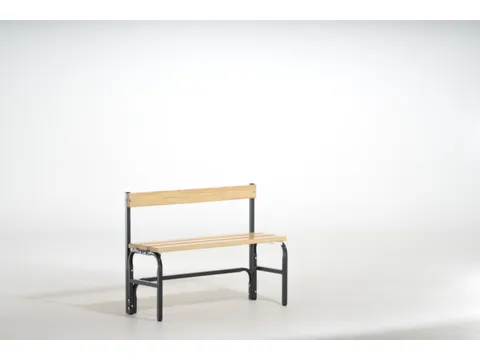 banc-patère HxLxP 770x1015x375mm barrettes en bois