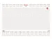 Bureau-onderlegblok 2026 Quantore ruit 56,5x36cm Wit kalender
