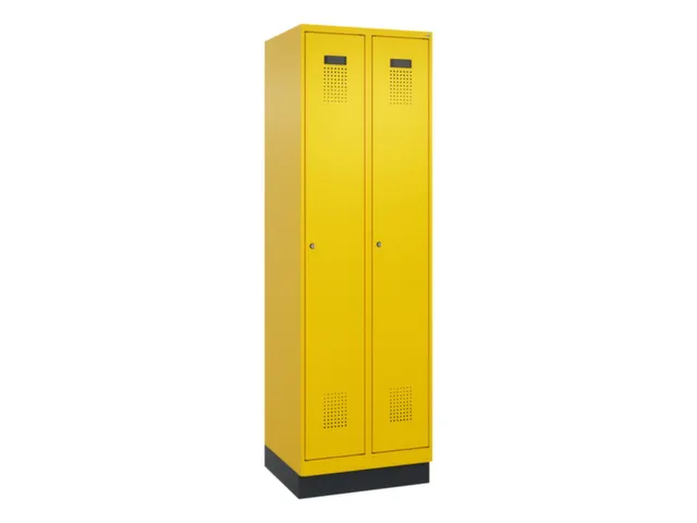 locker voor scheiding van kleding,HxBxD 1950x600x500mm,2vak