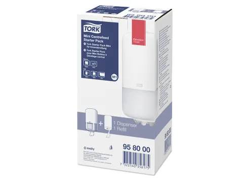 Tork 958000 Startpakket M1 Mini Centerfeed dispenser + refill