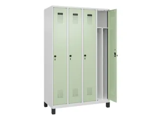 locker voor scheiding van kleding,HxBxD 1950x1200x500mm,4vak - 1
