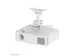 Support de plafond pour vidéoprojecteur Neomounts CL25-530WH1 blanc