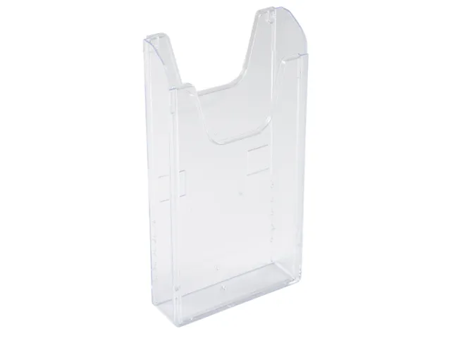 Wandfolderhouder A6 verticaal transparant