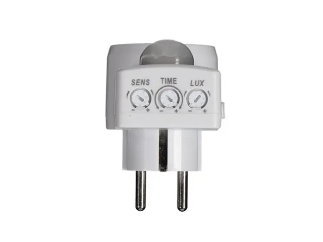 Schemerschakelaar instelbaar detectiebereik 9m 230V penaarde type E