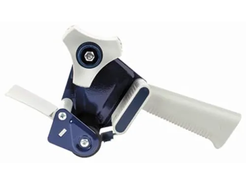 Afroller voor verpakkingstape, 75 mm, blauw