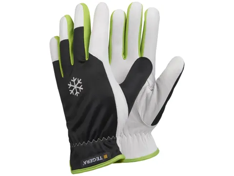 Tegera 235 koudebestendige handschoenen, zwart/groen/wit, maat 8, per