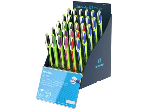 Fineliner Schneider Xpress 0,8mm SIS-display a 30 stuks NL-FR
