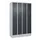 locker voor scheiding van kleding,HxBxD 1950x1200x500mm,4vak