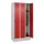 locker,HxBxD 1950x900x500mm,3vak,vak B 300mm,draaigrendel,sokkel