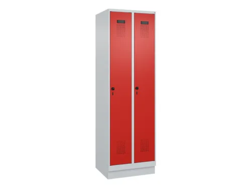 locker voor scheiding van kleding,HxBxD 1950x600x500mm,2vak