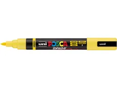 Uni Posca paintmarker PC-5BR 1 - 4 mm penseel geel