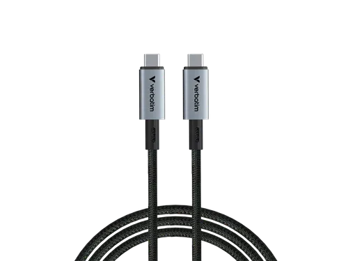 S+C Usb-C/Usb-C Kabel zwart 240W 31847 40Gbps 1.20m