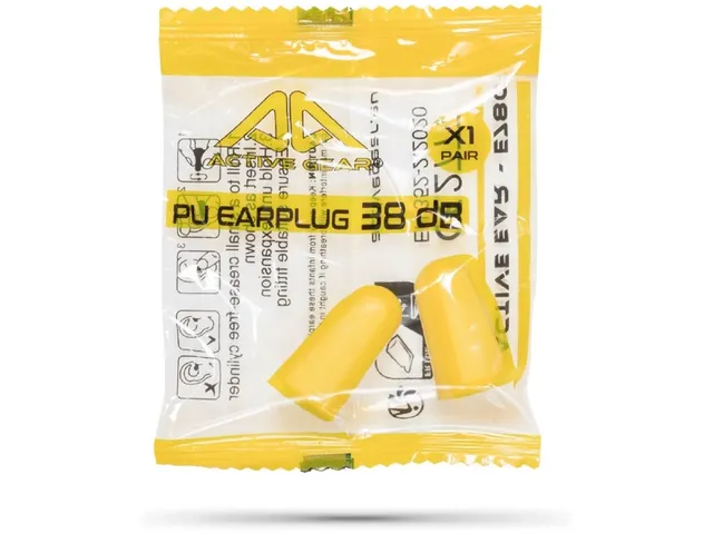 Oordoppen Active Gear 38 dB 200 paar geel