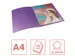 Colour'Breeze ringmap, 4 ringen, PP, ft A4, met soepele kaft Lavendel