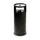 combi-asbak,HxØ 900x380mm,afvalbak inhoud 75l,romp staal zwart,blusko