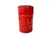 The Binbin Plastic met inwerpopening 200 Liter Rood