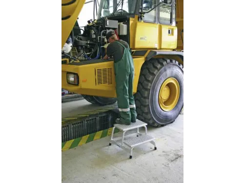 Montagetrap Aluminium H 0 6M 3Treden Incl. Platform Treden Traanplaat