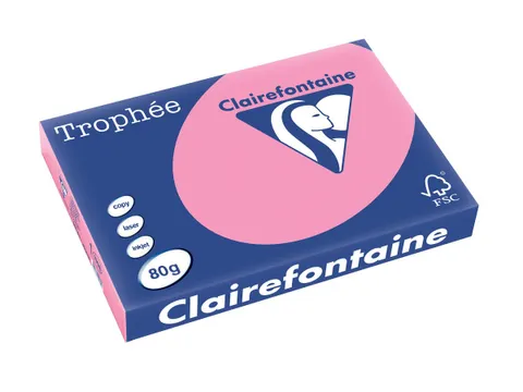 Trophée Pastel A3 80g 500 vel felroze